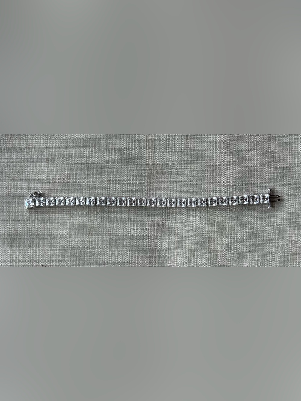 NWOT Swarovski Matrix Square-Set Tennis Bracelet - Picture 10 of 10